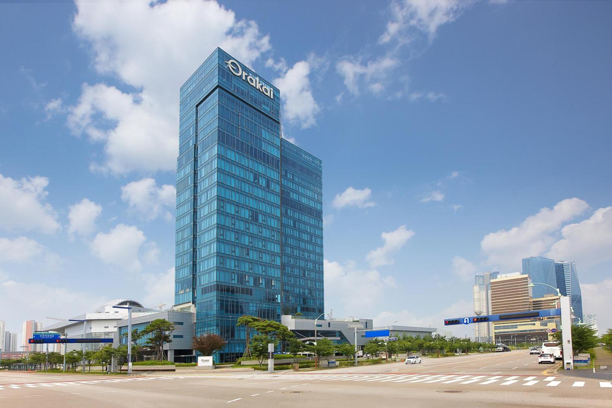 Orakai Songdo Park Hotel Inchon Exteriör bild